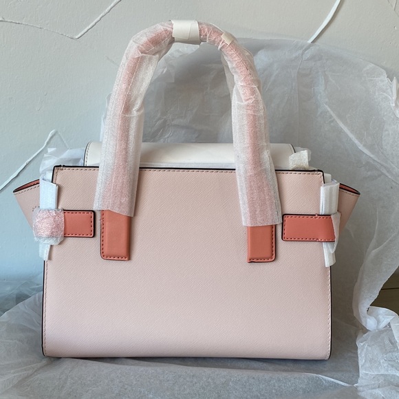 MICHAEL Michael Kors Pink and White Satchel - Picture 6 of 13